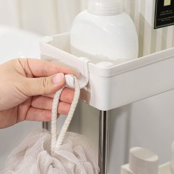 Rullevogn - smal opbevaringsvogn med 3 hylder 40 x 13 x 60