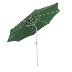 Parasol  300 cm med vip - rund aluminium grn haveparasol  3 meter