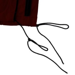 Parasolovertrk  350 cm med lynls og stang - rd  3,5 meter overtrk