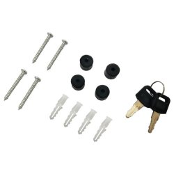 Postkasse med avisr�r - brevkasse med avisholder - antracit