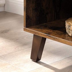 TV-b�nk - retro TV-bord - vintage rustik brun 140x40x50 cm