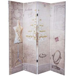 Skillev�g/sk�rmv�g - foldev�g/foldesk�rm Glitter Retro Fashion 180 x 160 cm