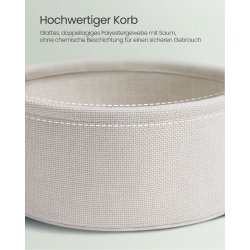 Sidebord - rundt hj�rnebord med stofkurv - gr�n �45 x H50 cm