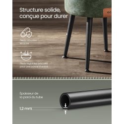 Sidebord med opbevaring - rundt sengebord - grn sde 32