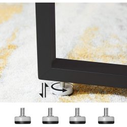 Sofabord - rundt stuebord i industrielt design - rustik brun 88