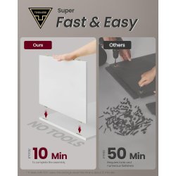 Sengebord - samles uden v�rkt�j - sidebord - hvid 35x45x59