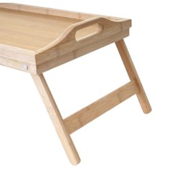 Bakke i bambus - bambus serveringsbakke - brd opbevaring 21x64x30 cm