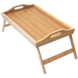 Bakke i bambus - bambus serveringsbakke - brd opbevaring 21x64x30 cm