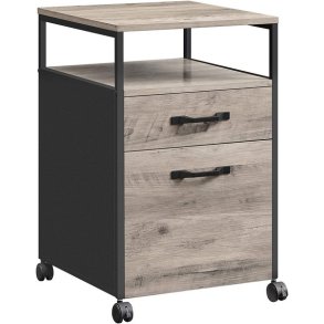 Arkivskab - sengebord og sidebord - gr� beige 42x44x66,5