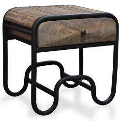 Sengebord Christiania Raw i mangotr - sidebord 50x40x50 cm