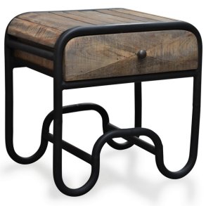 Sengebord Christiania Raw i mangotr - sidebord 50x40x50 cm