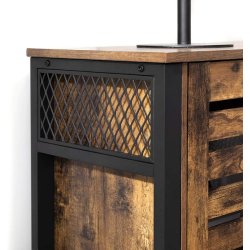 Sk�nk - opbevaringsskab - rustik brun sk�nk 110 x 33 x 75