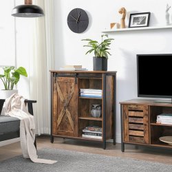 Sk�nk - opbevaringsskab - rustik brun sk�nk 70 x 30 x 80