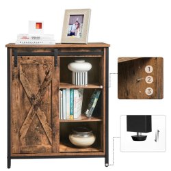 Sk�nk - opbevaringsskab - rustik brun sk�nk 70 x 30 x 80