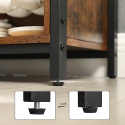 Sk�nk - opbevaringsskab - rustik brun sk�nk 100 x 35 x 70