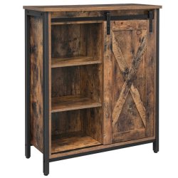 Sk�nk - opbevaringsskab - rustik brun sk�nk 70 x 30 x 80