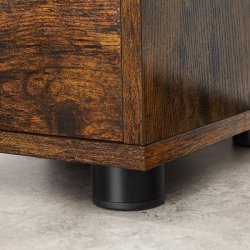 Kommode og sk�nk - badev�relsesskab - rustik brun 30 x 30 x 80