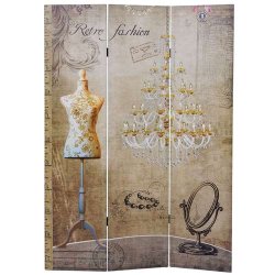 Sk�rmv�g/skillev�g - foldesk�rm/foldev�g Glitter Retro Fashion 180 x 120 cm