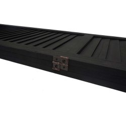 Rumdeler i tr� - antik vintage sort sk�rmv�g/foldev�g 170 x 120 cm