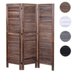 Rumdeler i tr� - antik vintage brun sk�rmv�g/foldev�g 170 x 120 cm