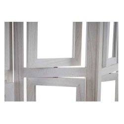 Sk�rmv�g/foldev�g i hvidt tr� med fotorammer - rumdeler 160 x 125 cm