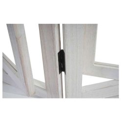 Sk�rmv�g/foldev�g i hvidt tr� med fotorammer - rumdeler 160 x 125 cm