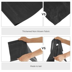 Skoreol - skostativ i metal med 4 sorte stofhylder - 45x28x80
