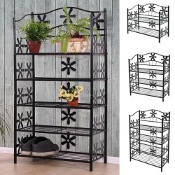 Skostativ med 3 hylder - skoreol til skoopbevaring 70 x 60 x 30