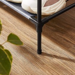 Skoreol - skostativ i metal med 4 gr stofhylder - 45x28x80