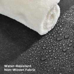 Skoreol - skostativ i metal med 4 sorte stofhylder - 45x28x80