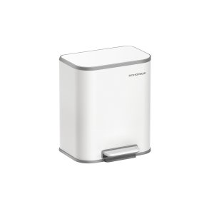 Skraldespand 20 liter - pedalspand med soft close l�g - hvid