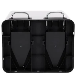 Skraldespand - pedalspand med soft close lg - 2x15L slv