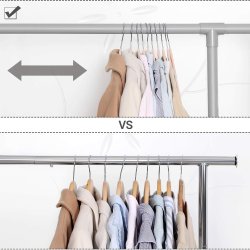 Tjbjler i velour med skridsikker buksestang - 50 stk pink