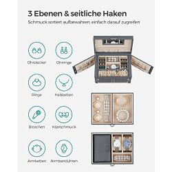 Smykkeskrin inkl. rejseskrin - skrin til smykker - gr