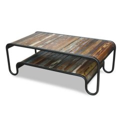 Sofabord Christiania Hip i genbrugstr - stuebord 120x60x45 cm 