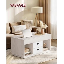 Sofabord med indbygget computerbord og skrivebord - gr� beige