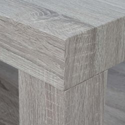 Sofabord - stuebord med 3D-struktur 40x110x60 cm ~ mrk eg look