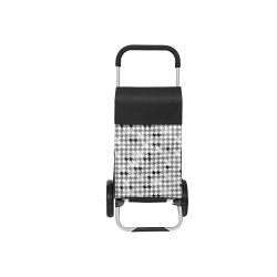 Indk�bsvogn med indk�bstaske i Oxford stof - 40L - 20 kg - sort