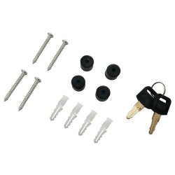 Postkasse med avisr�r - brevkasse med avisholder - sort