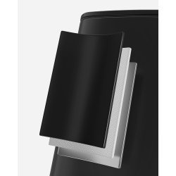 Pedalspand 30 liter - skraldespand med soft-close lg - sort