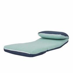 L�nestolsseng - sovestol og g�steseng - m�rkegr�/lysegr� sovestol 75x217