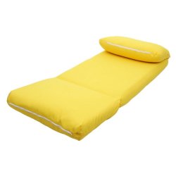 L�nestolsseng - sovestol og g�steseng - gul sovestol 75x217