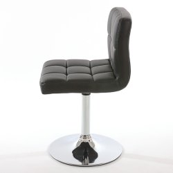 Spisestuestole - 2 drejbar spisebordsstole - sort kunstlder