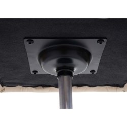 Spisestuestol - hjdejusterbar spisebordsstol - creme kunstlder