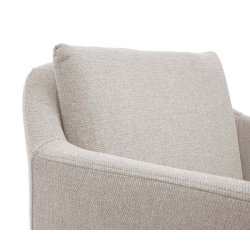 Spisebordsstole - 2 spisestole med stofsde i creme beige stof