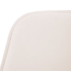 Spisestuestol - drejbar spisestol med fljlsde i creme beige stof