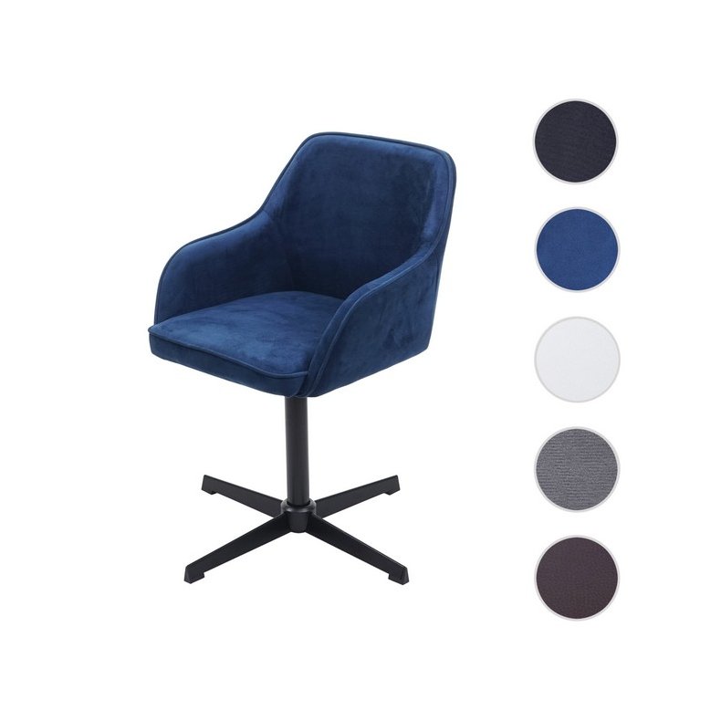Motivere hardware lavendel Spisestol - højdejusterbar spisebordsstol og spisestuestol - blå fløjl -  Spisebordsstole - Daily-Living.dk