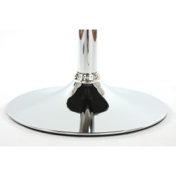 Spisebordsstol - 360� roterbar spisestol - hvid imiteret PU kunstl�der