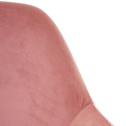 Spisestuestole - 2 stk spisebordsstole ~ spisestole i rosa fljl