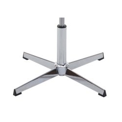 Spisestuestol - hjdejusterbar spisebordsstol - sort kunstlder